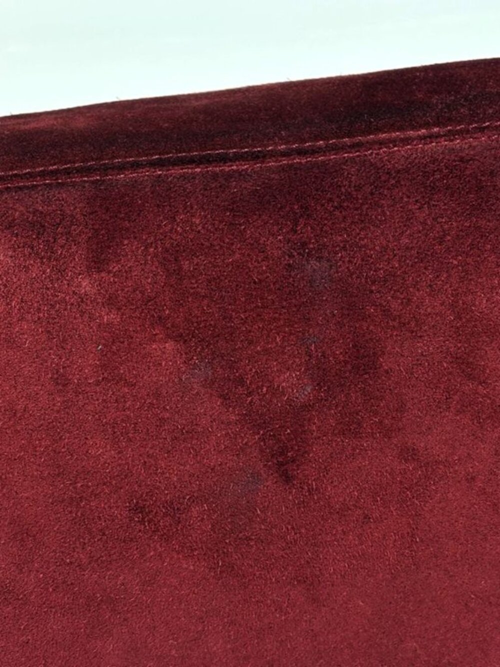 ★SOLD★ Chanel CC Logo Fringe Tote Tassel Shoulder Bag Suede Red - Picture 3 of 10